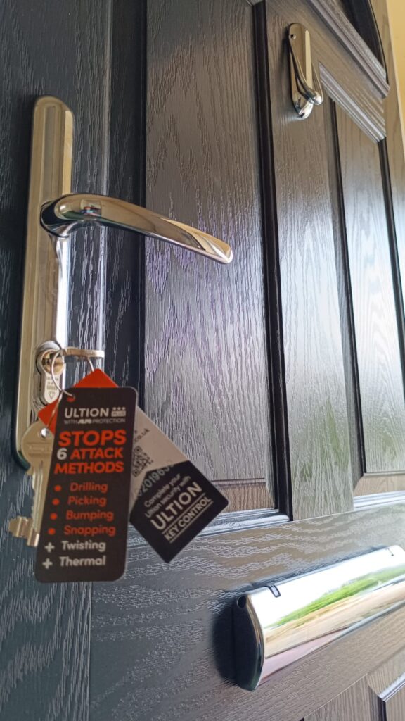 High security front doors