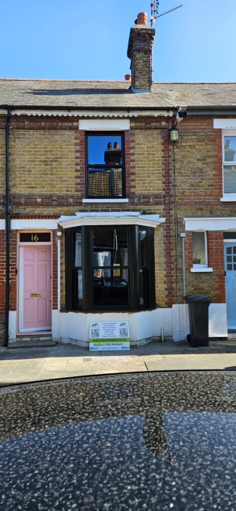 Sash window installation in Whitstable