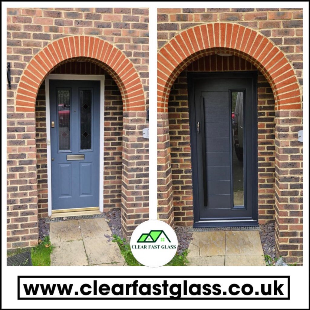 High security composite door in Kent